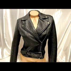 Victoria Secret Faux Leather Jacket ADORABLE